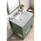 James Martin Vanities Breckenridge 30in Single Vanity, Smokey Celadon w/ 3 CM Carrara Marble Top 330-V30-SC-3CAR - alternate 6
